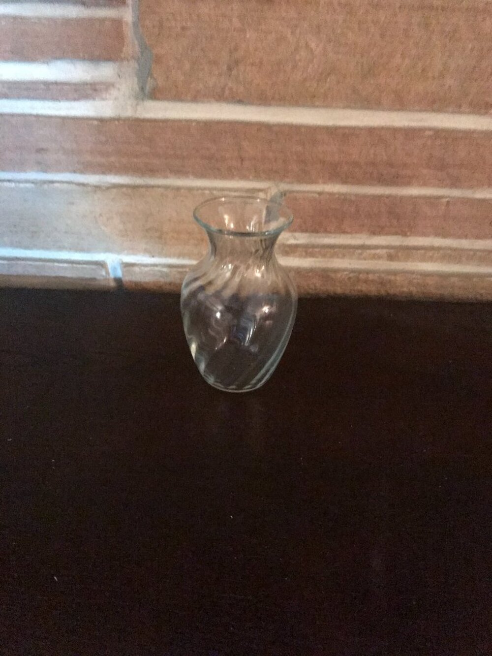 CRYSTAL PETITE VASE BY INDIANA GLASS